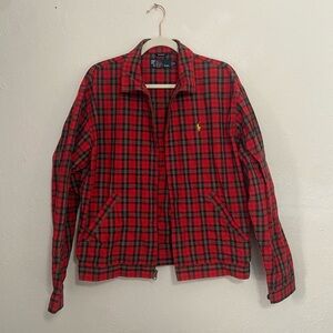 Vintage Polo Ralph Lauren Red Plaid Jacket